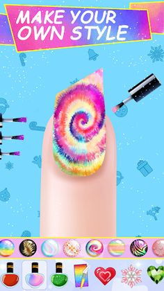 Paint nails game:nail salon 3D - Screenshot 4