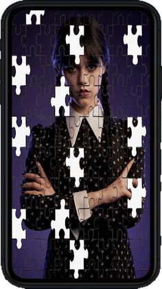 Wednesday Addams Jigsaw Puzzle - Screenshot 3