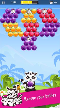 Raccoon Rescue - Bubble Shoote - Screenshot 3