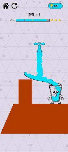 Fill Glass - Water Puzzle Game - Screenshot 2