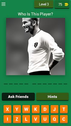 FAMOUS ENGLISH FOOTBALLERS - Screenshot 4