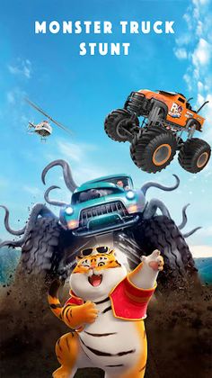 Lucky Tiger Go Monster truck - Screenshot 1