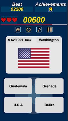 gk questions : countries flags - Screenshot 2