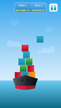 Tower Ship Stack – Block Build - Screenshot 2