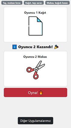 Taş Kağıt Makas - Screenshot 4