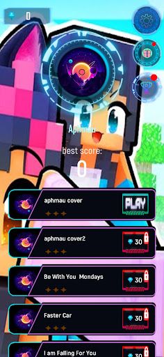 Aphmau Craft Tiles Hop - Screenshot 1