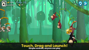 Monkey Battle: Swing Shot - Screenshot 3