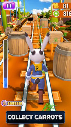 Rabbit Runner Bunny Games - Screenshot 1