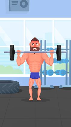 Muscle Man Clicker-Gym Workout - Screenshot 2