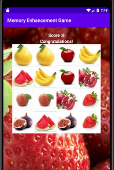 Memory Game by Learning Fruits - Screenshot 1