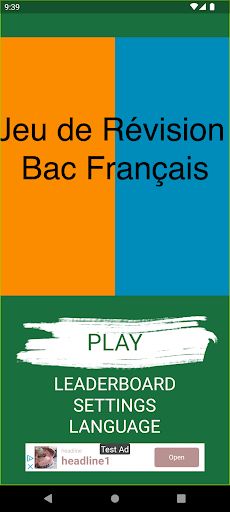 Jeu de Révision Bac Français - Screenshot 1