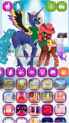 Unicorn pony dress up - Screenshot 2