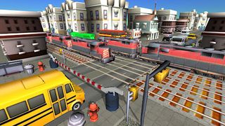 Train Road Crossy 3D Railroad - Screenshot 1