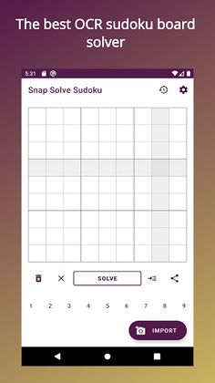 Sudoku Solver - Snap Solve Sud - Screenshot 1