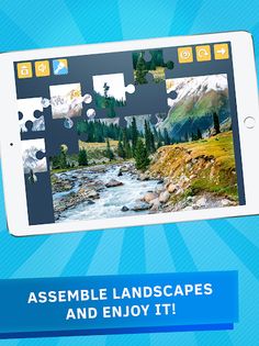 Nature Puzzles: mountains mean - Screenshot 1