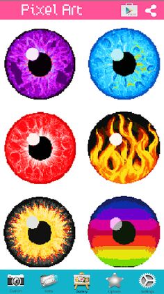 Color Eye Lens Coloring Book - Screenshot 1