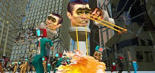 Skibidi Monster Rope Hero Mod - Screenshot 1