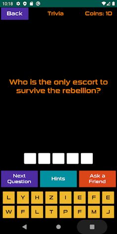 Quiz About Hunger Games - Screenshot 4