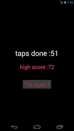 the TAP ! challenge - Screenshot 3