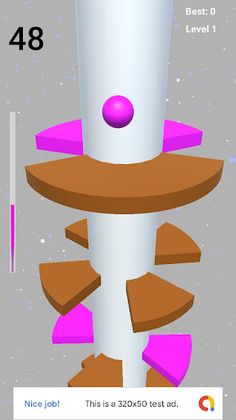 Helix Tower Fall Ball - Screenshot 3