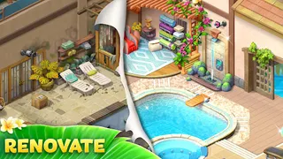 Hawaii Match-3 Mania: My Villa - Screenshot 3