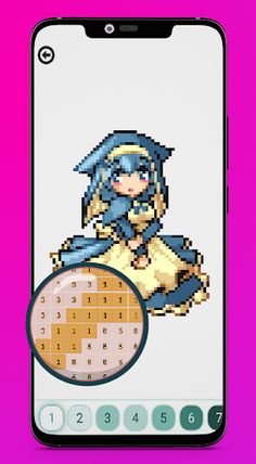 Color By Number Monster Girls - Screenshot 4