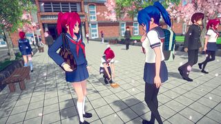 Anime High School Girl Life 3D - Screenshot 1
