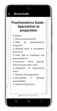 Psychometrics Preparation Guid - Screenshot 3
