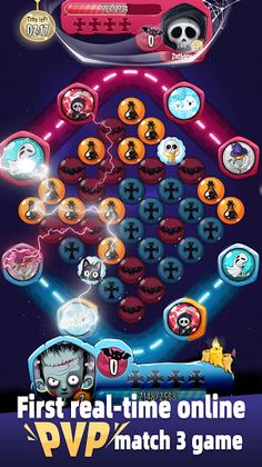 Clash Witch-Online PvP Match 3 - Screenshot 1