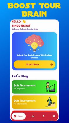 Brain Booster Quiz - Screenshot 1