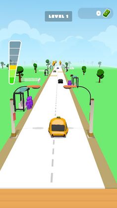 Crazy Flexible Taxi - Screenshot 1