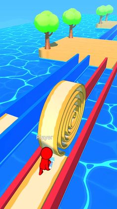 Wood Spiral Race - Screenshot 2