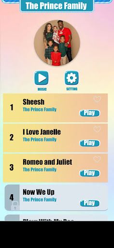 Prince Family Music Tiles Game - Screenshot 1