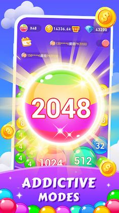 Lucky Bubble - 2048 Game - Screenshot 2