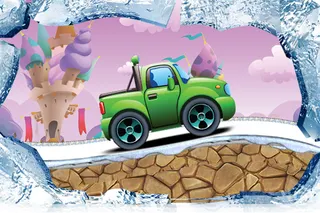 Snow hills 3D Racing game 2017 - Screenshot 1