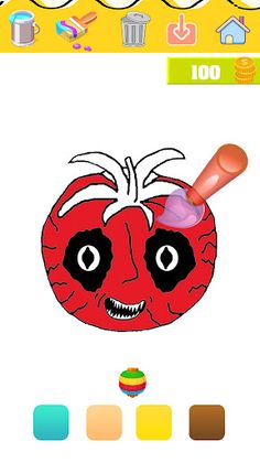 Ms Lemons Scary Coloring - Screenshot 2