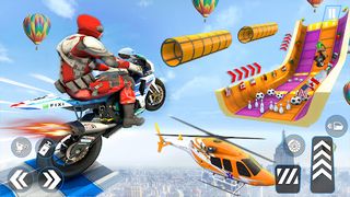 Stunt Bike Rider-Mega Ramps 3D - Screenshot 1
