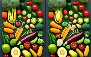 Find the differences vegetable - Screenshot 1