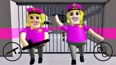 POLICE GIRL PRISON RUN! Obby - Screenshot 2