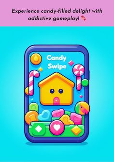 Candy Swipe Delight Quest - Screenshot 2