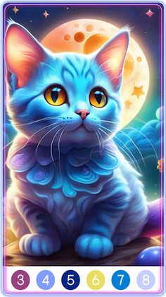 Smurf Cat Coloring - Screenshot 4