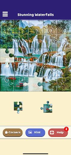 Stunning Waterfalls Puzzle - Screenshot 3