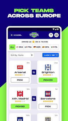 Fantasy Teamz - Screenshot 2