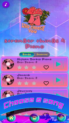 Straanger Things 4 Piano Tiles - Screenshot 1