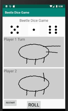 Beetle Dice Game - Kevertje Go - Screenshot 1