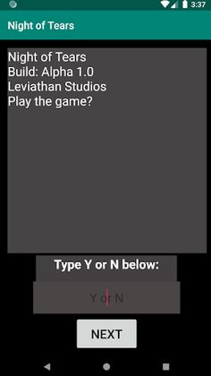 Night of Tears - Screenshot 1