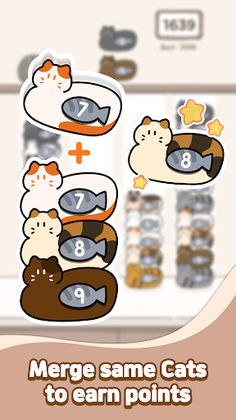 Merging Cats - Screenshot 2