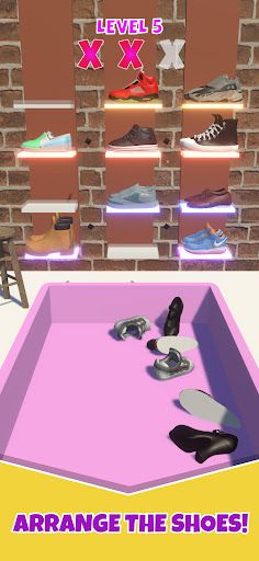 Fashion Design: Shoe Match 3D - Screenshot 1