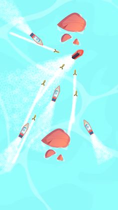 Speed Boat: Missile Escape - Screenshot 3