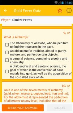 Gold Fever Quiz - Screenshot 3